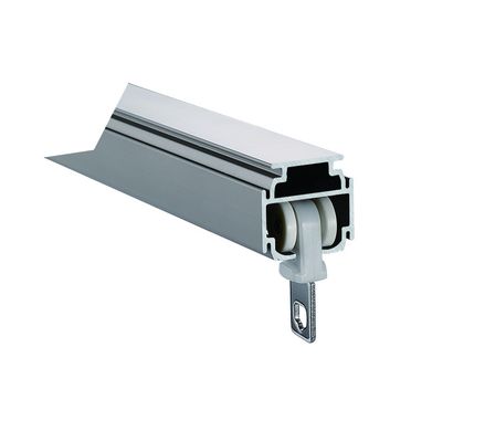Хорошая цена. adjustable curtain valance rail curtain rod double Aluminium Sliding Rail Silent Ceiling Track Онлайн