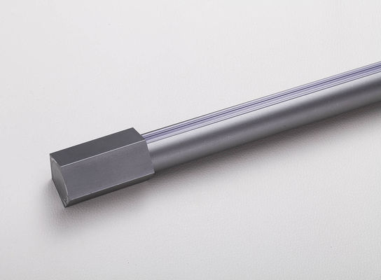Хорошая цена. Curtain Rod Simple White Black Silent Aluminum Alloy Roman Rod Single Rod Curtain Fitting Track Онлайн